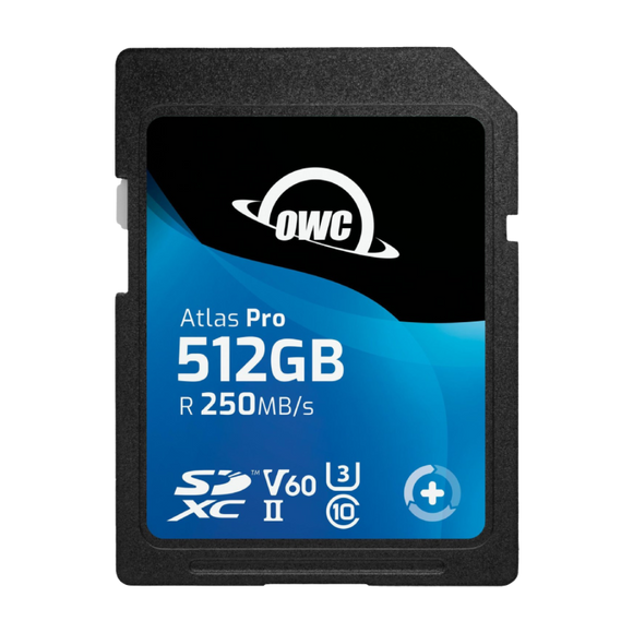 512GB OWC Atlas Pro SD V60 Memory Card