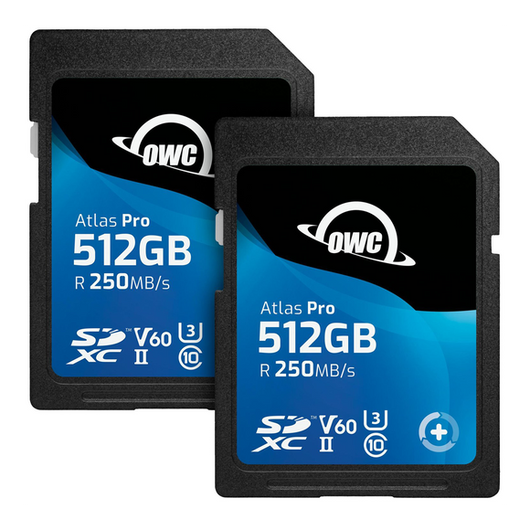 1TB OWC Atlas Pro SD V60 Kit (2x 512GB) Memory Card