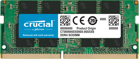 Crucial 32GB (1x 32GB) DDR4-3200 PC4-25600 1.2V 1Rx8 260-pin SO-DIMM RAM Module
