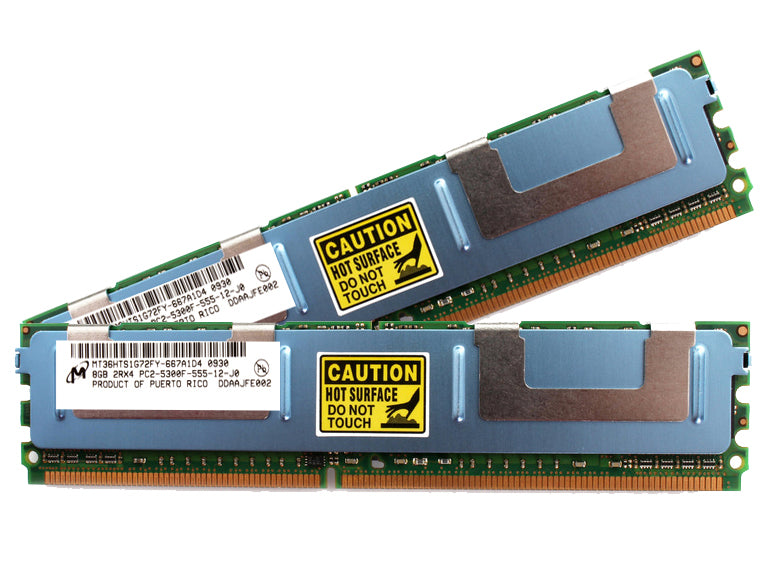 Micron 16GB Kit (2x 8GB) DDR2-667 DR x4 FBDIMM 2xMT36HTS1G72FY