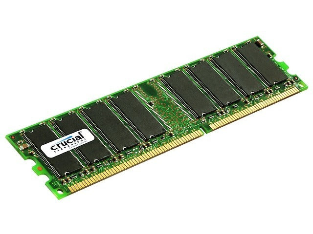 Barrette Mémoire RAM 512 Mo DDR 400 CL3 – MT16VDDT6464AG-40BGB – Occasion