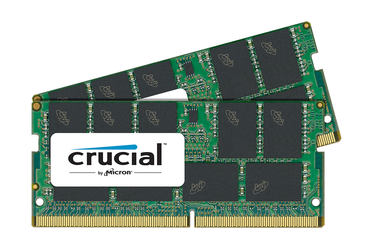 Crucial 32GB Kit (2x 16GB) DDR4-2400 DR x8 ECC SODIMM