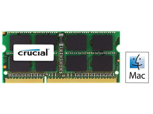 Crucial 4GB (1x 4GB) CL9 DDR3L-1333 PC3L-10600 1.35V / 1.5V DR x8 204-pin SODIMM RAM Module for Mac (or PC)
