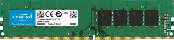 Crucial 8GB (1x 8GB) DDR4-2666 PC4-21300 1.2V SR x8 288-pin UDIMM RAM Module