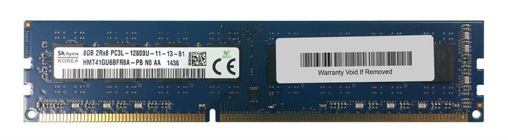 Hynix 8GB DDR3-1600 DR x8 UDIMM HMT41GU6BFR8A-PBN0 –