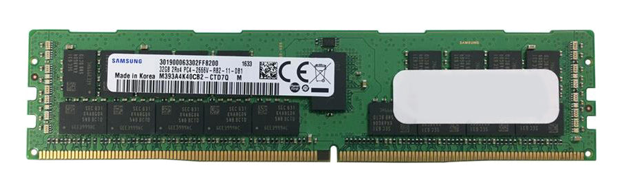 Samsung 32GB DDR4-2666 DR x4 ECC Registered RDIMM M393A4K40CB2