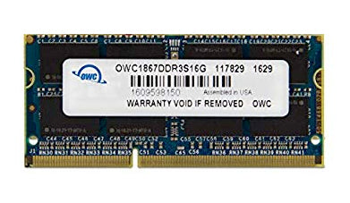 OWC 16GB (1x 16GB) CL13 DDR3L-1866 PC3L-14900 1.35V / 1.5V DR x8 204-pin SODIMM RAM Module