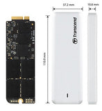 Transcend Jetdrive 725 480GB SSD Upgrade Kit for MacBook Pro Retina 15-inch (Mid 2012 - Early 2013) (includes tools and SSD enclosure)