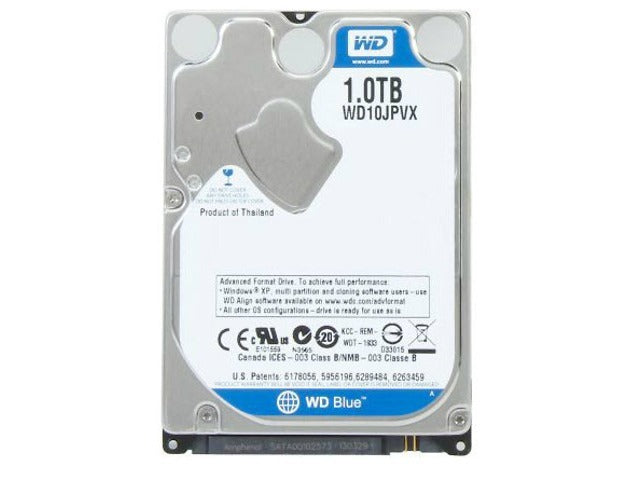WD Blue 1TB 5400 RPM 8MB Cache SATA Laptop - Main Image