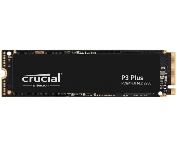Crucial P3 Plus 500GB PCIe 4.0 x4, NVMe M.2 2280 Internal SSD