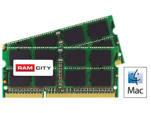Ramcity 16GB (2x 8GB) CL9 DDR3L-1333 PC3L-10600 1.35V / 1.5V DR x8 204-pin SODIMM RAM Kit for Mac (or PC)