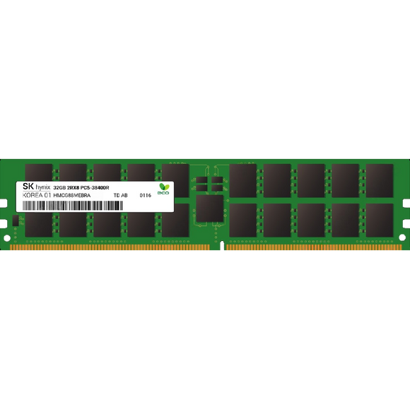SK Hynix 1x 32GB DDR5-4800 RDIMM PC5-38400R Dual Rank x8 Module