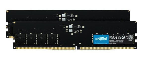 Crucial 128GB (2x 64GB) DDR5-5600 PC5-44800 288-pin UDIMM RAM kit