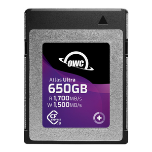 650GB OWC Atlas Ultra CFExpress 2.0 Memory Card