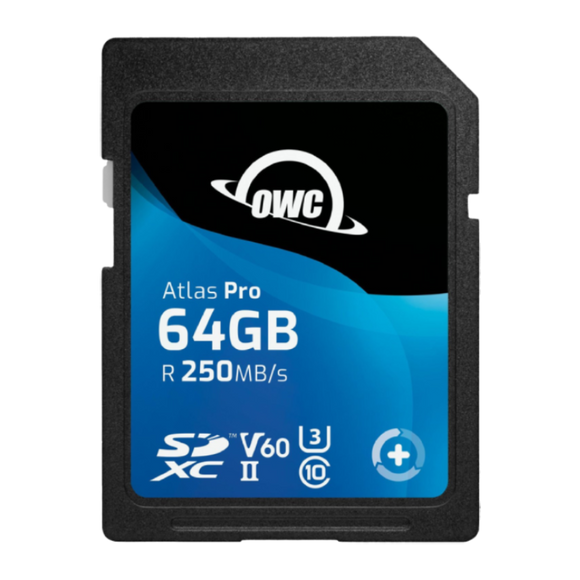 64GB OWC Atlas Pro SD V60 Memory Card