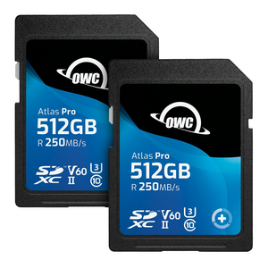 1TB OWC Atlas Pro SD V60 Kit (2x 512GB) Memory Card