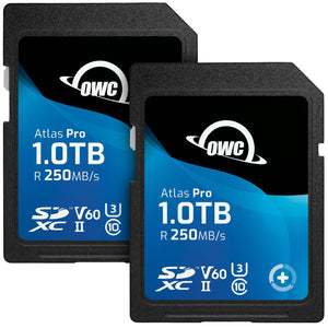 2TB OWC Atlas Pro SD V60 Kit (2x 1TB) Memory Card
