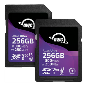 512GB OWC Atlas Ultra SD V90 Kit (2x 256GB) Memory Card