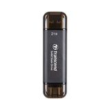 Transcend External SSD as an USB-A and USB-C drive