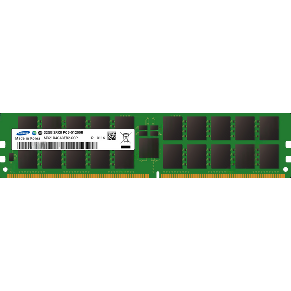 Samsung 32GB DDR5-6400 DR x8 ECC Registered RDIMM | M321R4GA3EB2