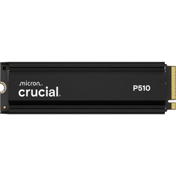 Crucial P510 1TB PCIe Gen5 NVMe 2280 M.2 SSD with heatsink