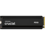 Crucial P510 1TB PCIe Gen5 NVMe 2280 M.2 SSD with heatsink