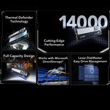 Lexar NM990 4TB PCIe 5.0 x4, NVMe M.2 2280 Internal SSD