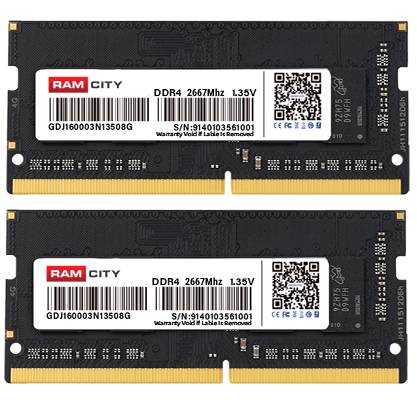 Samsung Ramcity 64GB (2x 32GB) DDR4-2667 PC4-21300 1.2V DR x8 260-pin SODIMM RAM Kit