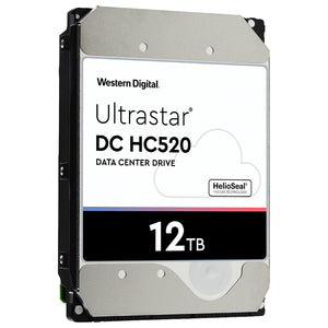 WD 12TB Ultrastar Enterprise 3.5" SATA, 256MB Cache, 5 Years Warranty