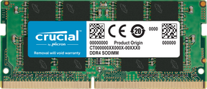 Crucial 16GB (1x 16GB) DDR4-3200 PC4-25600 1.2V 1Rx8 260-pin SO-DIMM RAM Module