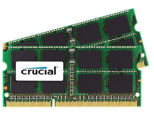 Crucial 16GB (2x 8GB) DDR3L-1866 PC3L-14900 1.35V / 1.5V DR x 204-pin SODIMM RAM Kit