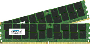 Crucial 32GB (2x 16GB) DDR4-2133 PC4-17000 1.2V DR x4 ECC Registered 288-pin RDIMM RAM Kit