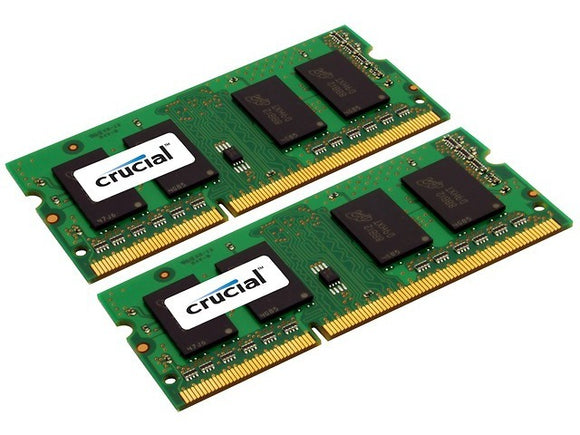 Crucial 32GB (2x 16GB) DDR3L-1600 PC3L-12800 1.35V / 1.5V DR x8 204-pin SODIMM RAM Kit