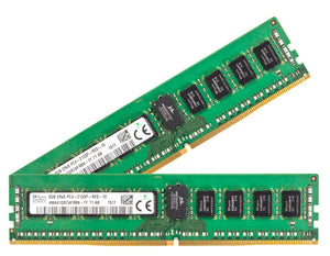 Hynix 16GB (2x 8GB) DDR4-2133 PC4-17000 1.2V DR x8 ECC Registered 288-pin RDIMM RAM Kit