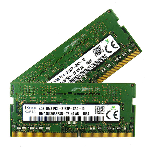 Hynix 8GB (2x 4GB) DDR4-2133 PC4-17000 1.2V SR x8 260-pin SODIMM RAM Kit