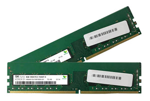 Hynix 16GB (2x 8GB) DDR4-2400 PC4-19200 1.2V DR x8 ECC 288-pin EUDIMM RAM Kit
