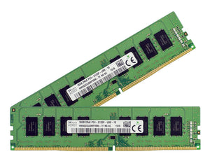 Hynix 32GB (2x 16GB) DDR4-2133 PC4-17000 1.2V DR x8 288-pin UDIMM RAM Kit