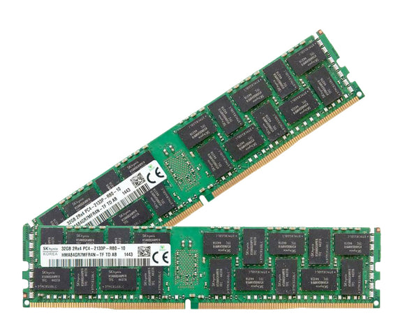 Hynix 64GB (2x 32GB) DDR4-2133 PC4-17000 1.2V DR x4 ECC Registered 288-pin RDIMM RAM Kit