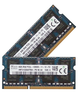 Hynix 16GB (2x 8GB) DDR3L-1600 PC3L-12800 1.35V / 1.5V DR x8 204-pin SODIMM RAM Kit