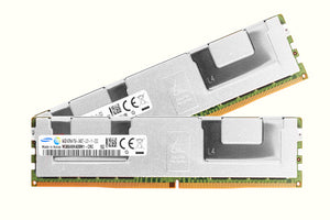 Samsung 128GB (2x 64GB) DDR4-2400 PC4-19200 1.2V QR x4 ECC Load Reduced 288-pin LRDIMM RAM Kit