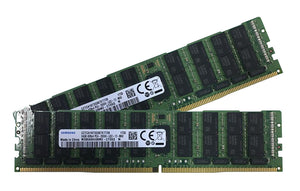 Samsung 128GB (2x 64GB) DDR4-2666 PC4-21300 1.2V QR x4 ECC Load Reduced 288-pin LRDIMM RAM Kit