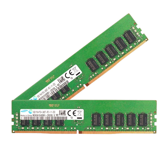 Samsung 16GB (2x 8GB) DDR4-2400 PC4-19200 1.2V SR x4 ECC Registered 288-pin RDIMM RAM Kit