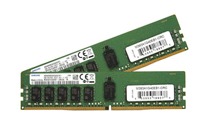 Samsung 16GB (2x 8GB) DDR4-2400 PC4-19200 1.2V SR x4 ECC Registered 288-pin RDIMM RAM Kit