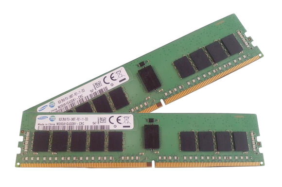 Samsung 16GB (2x 8GB) DDR4-2400 PC4-19200 1.2V DR x8 ECC Registered 288-pin RDIMM RAM Kit