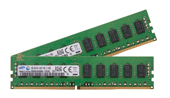 Samsung 16GB (2x 8GB) DDR4-2400 PC4-19200 1.2V SR x8 ECC Registered 288-pin RDIMM RAM Kit