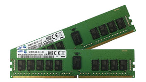 Samsung 32GB (2x 16GB) DDR4-2400 PC4-19200 1.2V DR x8 ECC Registered 288-pin RDIMM RAM Kit