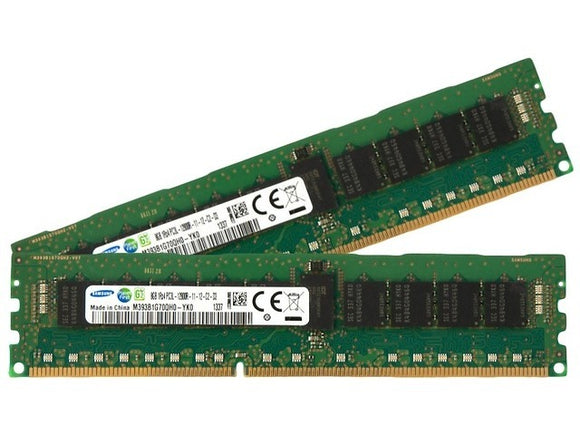 Samsung 16GB (2x 8GB) DDR3L-1600 PC3L-12800 1.35V / 1.5V SR x4 ECC Registered 240-pin RDIMM RAM Kit