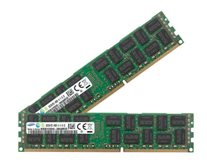 Samsung 16GB (2x 8GB) DDR3-1866 PC3-14900 1.5V DR x8 ECC Registered 240-pin RDIMM RAM Kit
