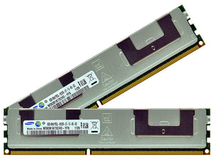 Samsung 16GB (2x 8GB) DDR3-1066 PC3-8500 1.5V QR x8 ECC Registered 240-pin RDIMM RAM Kit