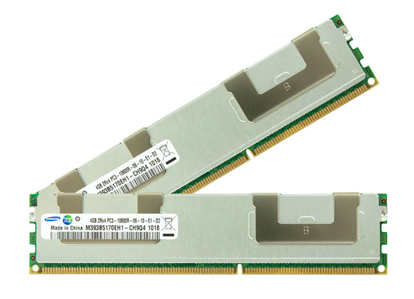 Samsung 8GB (2x 4GB) DDR3-1333 PC3-10600 1.5V DR x4 ECC Registered 240-pin RDIMM RAM Kit